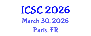 International Conference on Sociology and Criminology (ICSC) March 30, 2026 - Paris, France