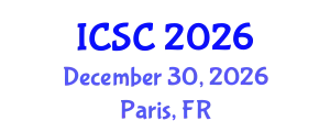 International Conference on Sociology and Criminology (ICSC) December 30, 2026 - Paris, France