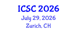 International Conference on Sociology and Criminology (ICSC) July 29, 2026 - Zurich, Switzerland