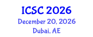 International Conference on Sociology and Criminology (ICSC) December 20, 2026 - Dubai, United Arab Emirates