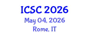 International Conference on Sociology and Criminology (ICSC) May 04, 2026 - Rome, Italy