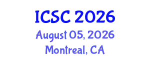 International Conference on Sociology and Criminology (ICSC) August 05, 2026 - Montreal, Canada