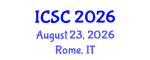 International Conference on Sociology and Criminology (ICSC) August 23, 2026 - Rome, Italy