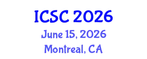 International Conference on Sociology and Criminology (ICSC) June 15, 2026 - Montreal, Canada