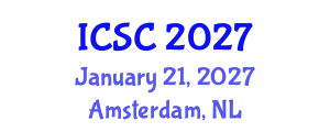 International Conference on Sociology and Criminology (ICSC) January 21, 2027 - Amsterdam, Netherlands
