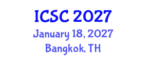 International Conference on Sociology and Criminology (ICSC) January 18, 2027 - Bangkok, Thailand