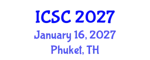 International Conference on Sociology and Criminology (ICSC) January 16, 2027 - Phuket, Thailand