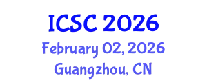 International Conference on Sociology and Criminology (ICSC) February 02, 2026 - Guangzhou, China