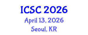 International Conference on Sociology and Criminology (ICSC) April 13, 2026 - Seoul, Republic of Korea