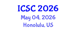 International Conference on Sociology and Criminology (ICSC) May 04, 2026 - Honolulu, United States