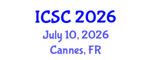 International Conference on Sociology and Criminology (ICSC) July 10, 2026 - Cannes, France