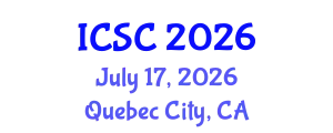 International Conference on Sociology and Criminology (ICSC) July 17, 2026 - Quebec City, Canada