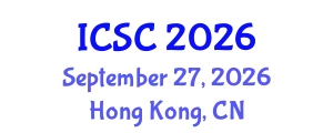 International Conference on Sociology and Criminology (ICSC) September 27, 2026 - Hong Kong, China