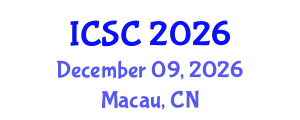 International Conference on Sociology and Criminology (ICSC) December 09, 2026 - Macau, China