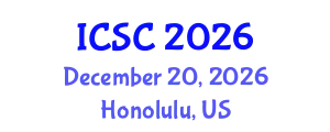 International Conference on Sociology and Criminology (ICSC) December 20, 2026 - Honolulu, United States