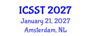International Conference on Sports Science and Technology (ICSST) January 21, 2027 - Amsterdam, Netherlands