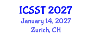 International Conference on Sports Science and Technology (ICSST) January 14, 2027 - Zurich, Switzerland