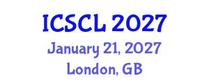 International Conference on Sociology, Criminology and Law (ICSCL) January 21, 2027 - London, United Kingdom