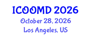 International Conference on Osteoporosis, Osteoarthritis and Musculoskeletal Diseases (ICOOMD) October 28, 2026 - Los Angeles, United States
