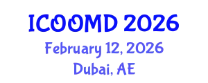 International Conference on Osteoporosis, Osteoarthritis and Musculoskeletal Diseases (ICOOMD) February 12, 2026 - Dubai, United Arab Emirates