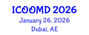 International Conference on Osteoporosis, Osteoarthritis and Musculoskeletal Diseases (ICOOMD) January 26, 2026 - Dubai, United Arab Emirates