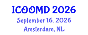 International Conference on Osteoporosis, Osteoarthritis and Musculoskeletal Diseases (ICOOMD) September 16, 2026 - Amsterdam, Netherlands
