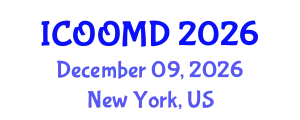 International Conference on Osteoporosis, Osteoarthritis and Musculoskeletal Diseases (ICOOMD) December 09, 2026 - New York, United States