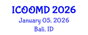 International Conference on Osteoporosis, Osteoarthritis and Musculoskeletal Diseases (ICOOMD) January 05, 2026 - Bali, Indonesia
