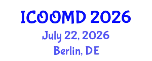 International Conference on Osteoporosis, Osteoarthritis and Musculoskeletal Diseases (ICOOMD) July 22, 2026 - Berlin, Germany