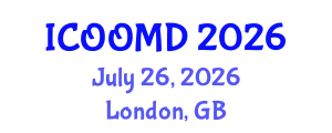 International Conference on Osteoporosis, Osteoarthritis and Musculoskeletal Diseases (ICOOMD) July 26, 2026 - London, United Kingdom