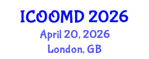 International Conference on Osteoporosis, Osteoarthritis and Musculoskeletal Diseases (ICOOMD) April 20, 2026 - London, United Kingdom