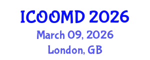 International Conference on Osteoporosis, Osteoarthritis and Musculoskeletal Diseases (ICOOMD) March 09, 2026 - London, United Kingdom
