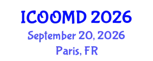 International Conference on Osteoporosis, Osteoarthritis and Musculoskeletal Diseases (ICOOMD) September 20, 2026 - Paris, France