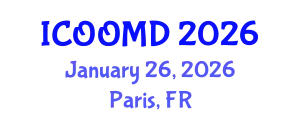 International Conference on Osteoporosis, Osteoarthritis and Musculoskeletal Diseases (ICOOMD) January 26, 2026 - Paris, France