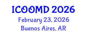 International Conference on Osteoporosis, Osteoarthritis and Musculoskeletal Diseases (ICOOMD) February 23, 2026 - Buenos Aires, Argentina