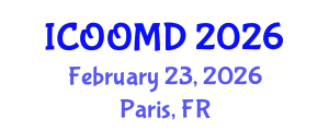 International Conference on Osteoporosis, Osteoarthritis and Musculoskeletal Diseases (ICOOMD) February 23, 2026 - Paris, France
