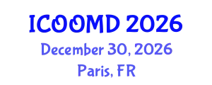 International Conference on Osteoporosis, Osteoarthritis and Musculoskeletal Diseases (ICOOMD) December 30, 2026 - Paris, France