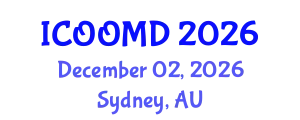 International Conference on Osteoporosis, Osteoarthritis and Musculoskeletal Diseases (ICOOMD) December 02, 2026 - Sydney, Australia