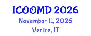 International Conference on Osteoporosis, Osteoarthritis and Musculoskeletal Diseases (ICOOMD) November 11, 2026 - Venice, Italy