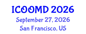 International Conference on Osteoporosis, Osteoarthritis and Musculoskeletal Diseases (ICOOMD) September 27, 2026 - San Francisco, United States