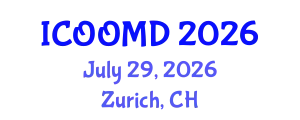 International Conference on Osteoporosis, Osteoarthritis and Musculoskeletal Diseases (ICOOMD) July 29, 2026 - Zurich, Switzerland