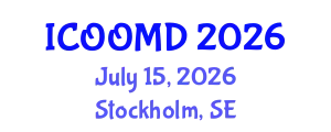 International Conference on Osteoporosis, Osteoarthritis and Musculoskeletal Diseases (ICOOMD) July 15, 2026 - Stockholm, Sweden