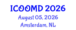 International Conference on Osteoporosis, Osteoarthritis and Musculoskeletal Diseases (ICOOMD) August 05, 2026 - Amsterdam, Netherlands