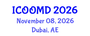 International Conference on Osteoporosis, Osteoarthritis and Musculoskeletal Diseases (ICOOMD) November 08, 2026 - Dubai, United Arab Emirates