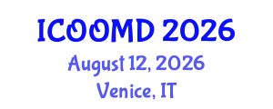 International Conference on Osteoporosis, Osteoarthritis and Musculoskeletal Diseases (ICOOMD) August 12, 2026 - Venice, Italy