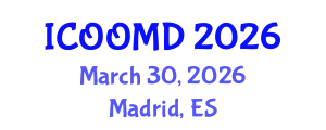 International Conference on Osteoporosis, Osteoarthritis and Musculoskeletal Diseases (ICOOMD) March 30, 2026 - Madrid, Spain