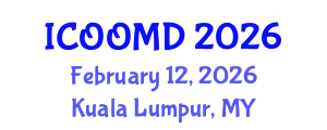 International Conference on Osteoporosis, Osteoarthritis and Musculoskeletal Diseases (ICOOMD) February 12, 2026 - Kuala Lumpur, Malaysia