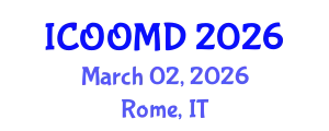 International Conference on Osteoporosis, Osteoarthritis and Musculoskeletal Diseases (ICOOMD) March 02, 2026 - Rome, Italy