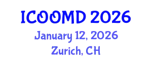 International Conference on Osteoporosis, Osteoarthritis and Musculoskeletal Diseases (ICOOMD) January 12, 2026 - Zurich, Switzerland