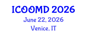 International Conference on Osteoporosis, Osteoarthritis and Musculoskeletal Diseases (ICOOMD) June 22, 2026 - Venice, Italy